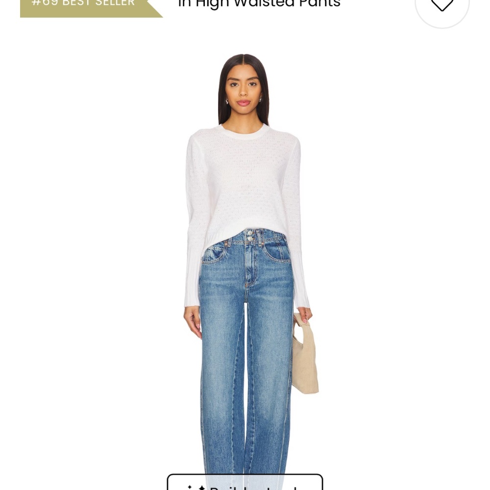 FP Movement by Free People Aster High Rise Straight Jeans - Light Blue Denim